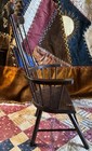 Vintage 12    Solid Wood Chair To Display Your Antique Doll