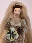 Dollhouse Miniature  Artist  Artisan  Bride Doll  Anabella Of Spain  12th  Ooak