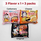 Samyang Hot Chicken Spicy Ramen Noodle Challenge Mix Buldak  3flavor  Pack Of 3