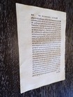 1523-erasmus-bible Leaf- Paraphrase Of Gospel Of Luke-chapter 4 Octavo-latin