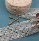 French Antique Bobbin Lace Trim Cotton Puy En Velay Vintage Old By The Yard