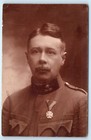 Wwi Austro Hungarian Army Soldier Medal Real Photo Postcard