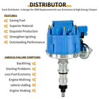 For Ford Inline 6 Cyl 170 200 250 Hei Distributor Upgrade   8mm Hd Plug Wires