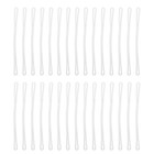  30 Pcs Bag Tags Identification Card Strap Clear Luggage Loop Straps