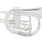 Blessing Bm-311s Marching Series Baritone Bb Silver Plate New