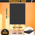 Foam Padding Sheets With Adhesive Backing - Self Stick Neoprene Foam 4 Pcs