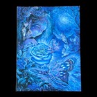 Josephine Wall Fantasy In Blue Fairy Magic Butterfly Birthday Greeting Card     