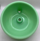 Antique Dental Sink Mint Green Opaque Glass Mouth Rinse