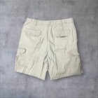 Vintage 90s   2000s Y2k Clearwater Outfitters Khaki 100  Cotton Sz 34 Shorts
