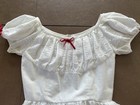 Vintage White Square Dance Dress With Lots Of Lace  Free Shipping