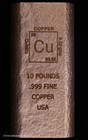 10 Pounds Fine Copper Bar Rectangle Ingot Element Design   10lbs