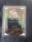 2023 Leaf Metal Pete Rose 1 1 Auto  ba-pr1