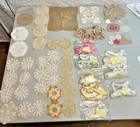 Lot Of 50  Antique Vintage Lace  Crochet  Tatted Trims