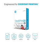 Hp 200060 Copy print20 8 5 X 11 Printer Paper  1 Ream - 500 Sheets