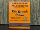Vintage Matchbook Complete Unstruck Full Feature The Grande Palace Train Stems