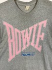 Vintage David Bowie 1983 Serious Moonlight 1983 Tour T-shirt Size S Glam Rock