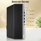 Hp 600 G3 Desktop Computer I5-6th 8gb Ram 256gb Ssd 24    Led Kb m Wifi Windows 11
