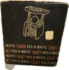 Vintage Collectible Veg-o-matic In Box  1963  With Knives  Made In Usa Kitchen