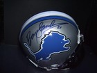 Barry Sanders Autographed Vintage  mint  Condition Buffalol Bill Mini Helmet Coa