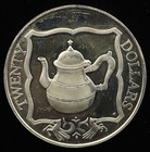 1985 British Virgin Islands  20  925 Silver Proof Coin - Elizabeth Ii  p0199 