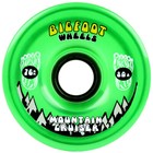 Bigfoot Longboard Wheels 76mm 80a Shr Mountain Cruisers Translucent Green