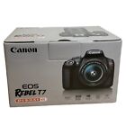 New Canon Eos Rebel T7 Dslr Camera Bundle W canon Ef-s 18-55mm