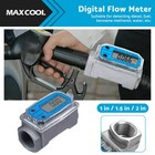 1 1 5 2 Inch Turbine Digital Diesel Water Fuel Flow Meter Oval Gear Flow Gauge