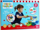 Kids Pretend Kitchen Appliance Play Set Cooking Learning Toy W lights And Sounds