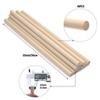 Wooden Dowel Rods Wood Dowels  1 2   12 -10pcs  Pack Of 10 -1 2   12  Dowels