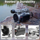 3 4hp Lake Pond Aerator Pump Lake Pond Aeration System 550w 3 Acre W  Timer