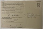 Vintage Leinenkugel s Beer  Leinie Lodge Membership Postcard Chippewa Falls  Wi