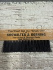 Vtg Showalter   Horning Dodge Plymouth Dealer New Holland Pa Pocket Shoe Brush