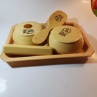 Vintage Art Deco Celluloid Bakelite Vanity Set With Tray 7pc