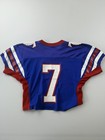 Vintage Russell Athletic Jersey Youth Large Blue 7 Football Mesh Usa Top