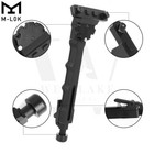 M-lok 7 5  - 9  Rifle Bipod Lightweight Adjustable For Gun Hunting Matte Black