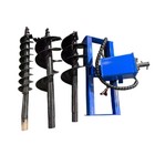 Agt Skid Steer Auger Drive Post Hole Digger Frame Attachment W 6in 12in 14in Bit