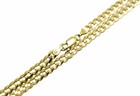14k Solid Yellow Gold Cuban Link Chain Necklace 4 5mm Men s Women Size 20 