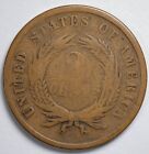 1864 2c Two Cent Piece