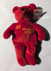1998 Salvinos Bammers Mark Mcgwire Red Beanie Bear Plush W  Tag