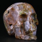 2 5  Green Opal Carved Crystal Skull  Realistic  Crystal Healing