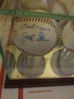 3 baseball Nasa Display Signed Apollo Neil Armstrong john Glenn mike Foreman Coa