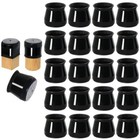 20pcs Small Size Round Silicone Chair Leg Floor Protectors Clear Table Feet Caps