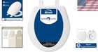 Durable Round Plastic Toilet Seat With Soft Close Technology - Easy Installation