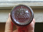 Ruby Red 1950 Small Size Beer Bottle Anchor Hocking Royal Ruby Anchorglass
