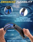 Diving Fins Snorkeling Gear For Adults Snorkel Fins    swim Fins Open  Adjustab   