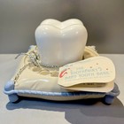 The Toothfairy s Baby Tooth Piggy Bank Blue New W box Vintage 1990