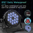 10x 270w Ip65 Waterproof 18 Led Rgbw Dmx Par Wash Stage Light Outdoor Party Bar