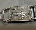 Vintage Post 1930 Canada Niagara Falls Bracelet Silver Tone Non-magnetic 6 75   