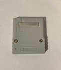 Official Nintendo Gamecube Memory Card  Dol-008 Genuine Grey Oem Tested Working
