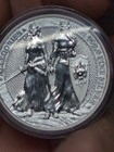 2022 Germania 5 Mark Allegories Germania   Polonia 1 Oz  999 Fine Silver Bu Coin